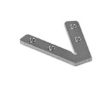 Raccord série double alu 45° horizontal - KLUS