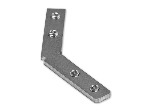 Raccord s&eacute;rie double alu 135&deg; horizontal - KLUS