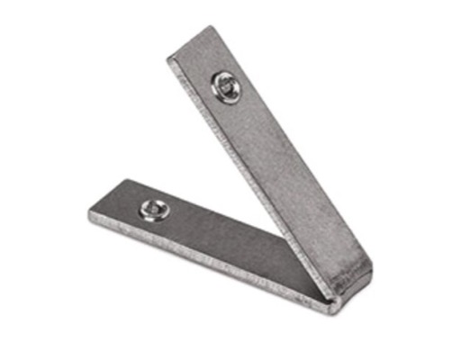 Raccord s&eacute;rie double alu 45&deg; vertical - KLUS