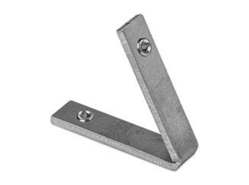 Raccord s&eacute;rie double alu 60&deg; vertical - KLUS