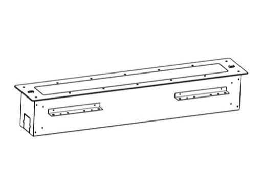 Boitier d&rsquo;encastrement de sol pour barres s&eacute;rie Hi-Line 90 - DTS