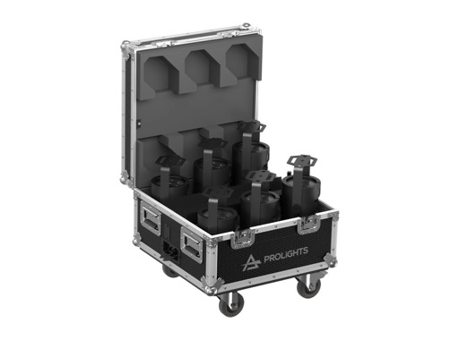Kit de 6 projecteurs Smart ParNeo en flight case + chargeur - PROLIGHTS