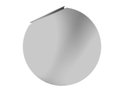 D&ocirc;me diffuseur 12 cm + filtre 60 &deg; pour Smart ParNeo - PROLIGHTS