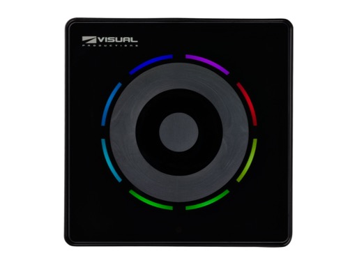 Contr&ocirc;leur mural NetPanel E1 sur &eacute;cran tactile avec encodeur circulaire - VISUAL PRODUCTIONS