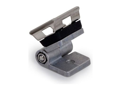 KLUS &bull; Clip de fixation inox articul&eacute; pour profil&eacute; gamme double & lipod 