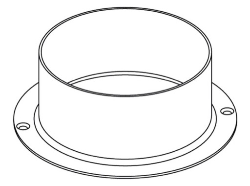 C&ocirc;ne antihalo noir pour projecteur 2inspire 100 - CHROMA-Q