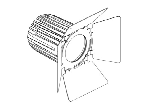 Volets noirs pour projecteur 2inspire 200 - CHROMA-Q