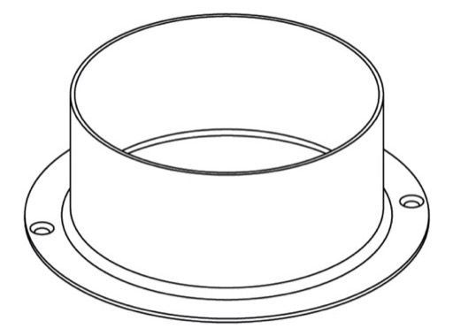 C&ocirc;ne antihalo noir pour projecteur 2inspire 200 - CHROMA-Q
