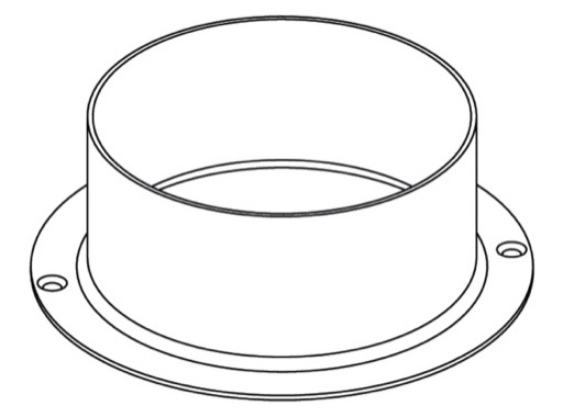C&ocirc;ne antihalo noir pour projecteur 2inspire 300 - CHROMA-Q