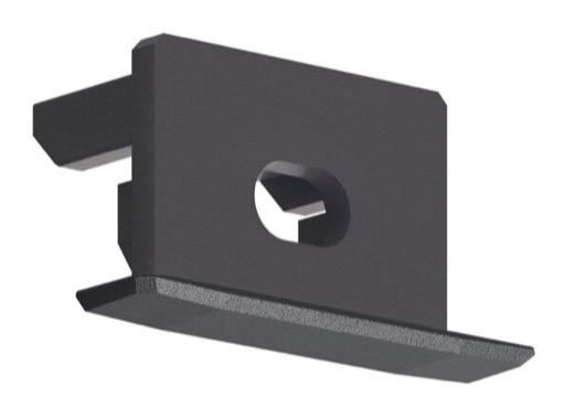 Embout passage de c&acirc;ble noir pour profil&eacute; gamme PDS4 K - KLUS