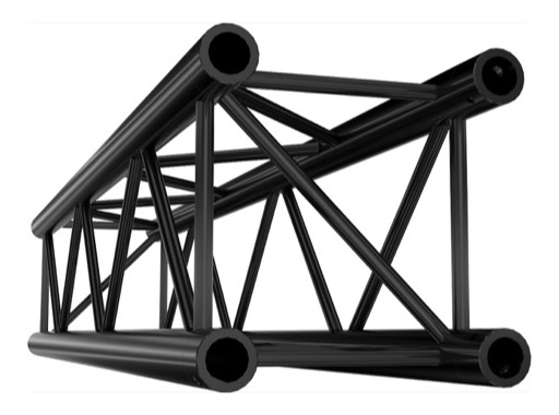 Quatro M290 Poutre s&eacute;rie lourde noire 1.50m + kit de jonction - QUICKTRUSS