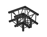 Quatro M290 Angle 90&deg;s&eacute;rie lourde noire 3 directions + kit de jonction - QUICKTRUSS-quatro
