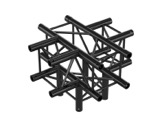 Quatro M290 Croix s&eacute;rie lourde noire 5 directions + kit de jonction - QUICKTRUSS-quatro