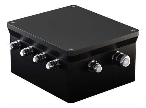 DTS &bull; Boitier de distribution 48 VDC + DMX RDM 90 W pour projecteurs DTS