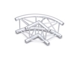QUICKTRUSS &bull; Quatro M290 Angle arrondi 90&deg; s&eacute;rie lourde + kit de jonction-quatro