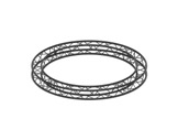 QUICKTRUSS &bull; Quatro M290 s&eacute;rie lourde noire cercle &oslash;3.00m 4 segments + kits de jonction-quatro