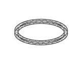 QUICKTRUSS &bull; Quatro M290 s&eacute;rie lourde noire cercle &oslash;4.00m 4 segments + kits de jonction-quatro
