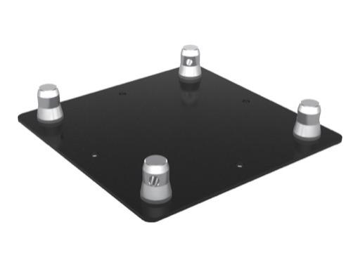 QUICKTRUSS &bull; Quatro M290 Embase noire avec demi-connecteurs m&acirc;le, goupilles et clavettes