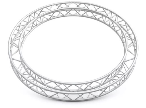 QUICKTRUSS &bull; Quatro M290 s&eacute;rie lourde cercle &oslash;4.00m 4 segments + kits de jonction