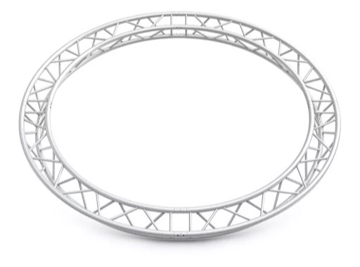 QUICKTRUSS &bull; Trio M290 s&eacute;rie lourde cercle &oslash;5.00m 8 segments pointe haut / bas + kits