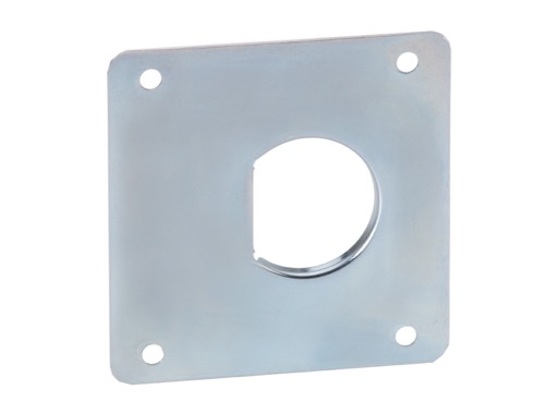 G&acirc;che pour fermeture &agrave; targette FLY2046, Dimensions 82 x 80 x 1,6mm