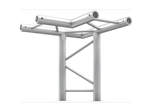 Duo M222 Angle 90&deg; horizontal 3 directions + kit de jonction - QUICKTRUSS