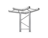 Duo M222 Angle 90&deg; horizontal 3 directions + kit de jonction - QUICKTRUSS-structure