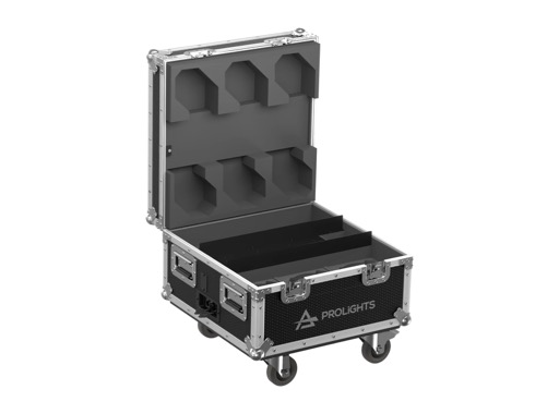 Flightcase pour 6 Smart ParNeo avec chargeurs int&eacute;gr&eacute;s - PROLIGHTS
