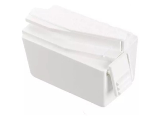 Global Trac Pro adaptateur rail 3 allumages vide pour accroche blanc