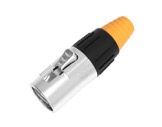 SEETRONIC Serie 05 &bull; Fiche porte-c&acirc;ble IP65 adapt&eacute;e au RJ45, chrome, pour c&acirc;ble 5-7 mm-connecteurs-rj45