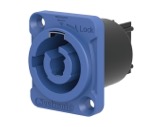 SEETRONIC &bull; Embase d&rsquo;alimentation Power Twist bleu IN cosses plates-connecteurs-d-alimentation