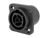 SEETRONIC &bull; Embase d'alimentation femelle IP65 Power Twist TR1 cosses plates-connecteurs-d-alimentation