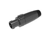 SEETRONIC &bull; Fiche femelle 4 poles noir pour haut parleur-connecteurs-haut-parleur