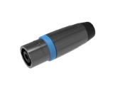 SEETRONIC &bull; Fiche m&acirc;le 4 poles noir pour haut parleur-connecteurs-haut-parleur