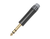 SEETRONIC &bull; Jack 6.35 stereo noir contact or pour cable 4-7mm-connecteurs-jack-et-rca