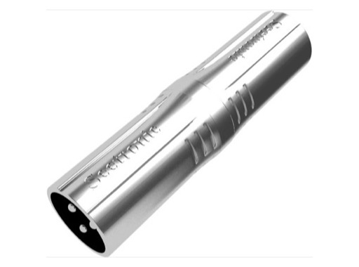 SEETRONIC &bull; Adaptateur m&eacute;tal XLR3 m&acirc;le - XLR3 m&acirc;le