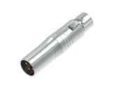 SEETRONIC &bull; Adaptateur m&eacute;tal XLR3 m&acirc;le - XLR5 femelle-adaptateurs