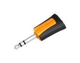 SEETRONIC &bull; Adaptateur Plastic jack 6.35mm m&acirc;le - 2 jacks 6.35 mm femelles-adaptateurs