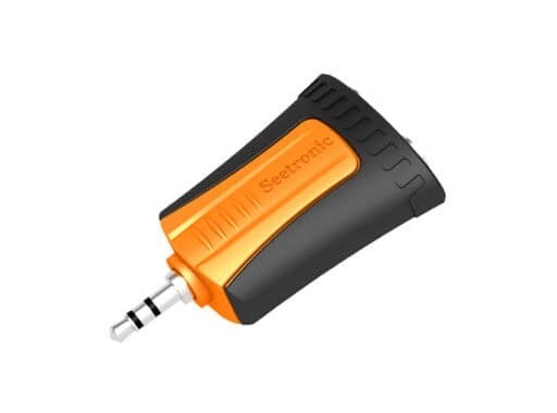 SEETRONIC &bull; Adaptateur Plastic jack 3.5mm m&acirc;le - 2 jacks 6.35mm femelles
