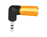 SEETRONIC &bull; Adaptateur Plastic jack 3.5mm m&acirc;le - jack 3.5mm femelle angle droit-adaptateurs