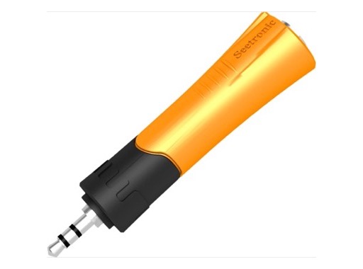 SEETRONIC &bull; Adaptateur Plastic jack 3.5mm m&acirc;le - jack 6.35mm femelle