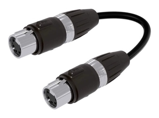 PROLIGHTS &bull; Adaptateur XLR5 femelle / XLR5 femelle pour AEtherBox Four