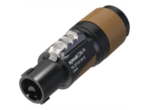 NEUTRIK &bull; Boite de 100 fiches speakON 2 contacts, s&eacute;rie XX c&acirc;ble &oslash; 6 - 12 mm
