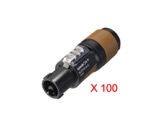NEUTRIK &bull; Boite de 100 fiches speakON 2 contacts, s&eacute;rie XX c&acirc;ble &oslash; 6 - 12 mm-speakon-haut-parleur