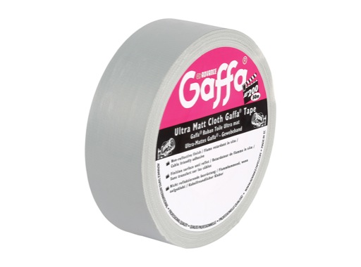 Gaffer ADVANCE toile hte qualité gris mat 80° 50mm x 50m 174348 / 200629