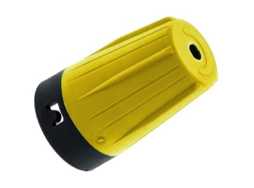 NEUTRIK &bull; Manchon jaune pour bayonnette