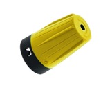 NEUTRIK &bull; Manchon jaune pour bayonnette-bnc