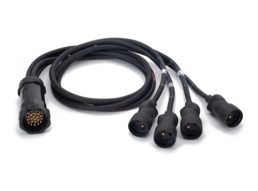 FOUET &bull; 4 x 1,5 m&egrave;tre HO7RNF3G1,5 TMP41905N & 4x50446