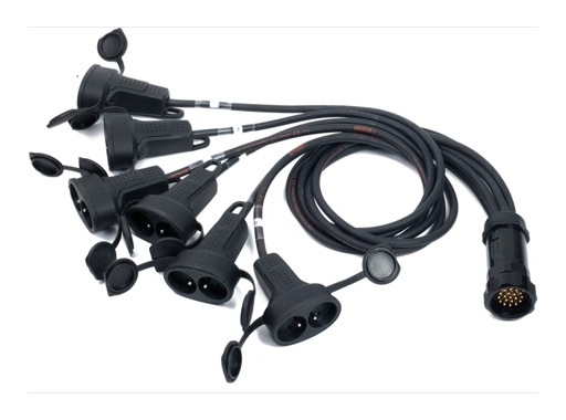 FOUET &bull; 6 x 1,5 m&egrave;tre HO7RNF3G2,5 TMP41905N & 6x50575
