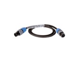 CABLE • HP noir 1 m - 2 x 1,5mm2 - NL2FX et NL2FX-cables-haut-parleurs
